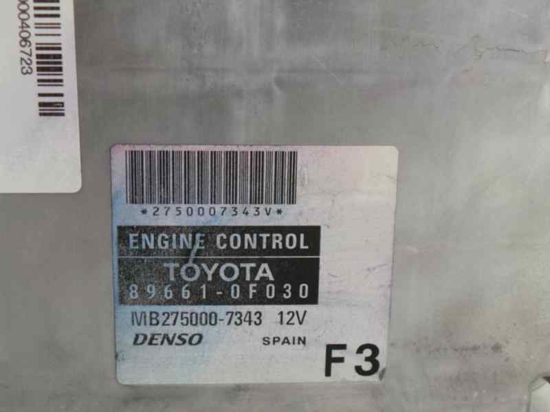 Recambio de centralita motor uce para toyota corolla verso (r1) 1.8 16v cat referencia OEM IAM 896610F030-MB2750007343 DENSO 