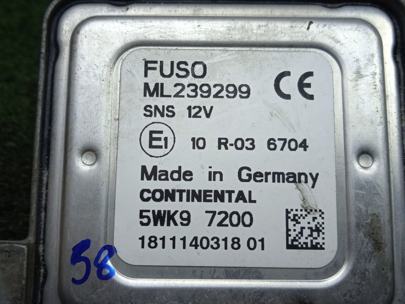 Recambio de sonda lambda para fuso (mitsubishi) canter 7c18 referencia OEM IAM ML239299-5WK97200  8.CABLES