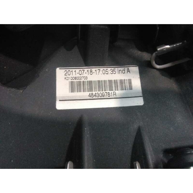 Recambio de volante para renault laguna iii 2.0 dci diesel cat referencia OEM IAM 484309781R CUERO.NEGRO - CON.MANDOS MULTIFUNCI