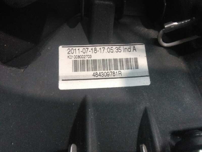 Recambio de volante para renault laguna iii 2.0 dci diesel cat referencia OEM IAM 484309781R CUERO.NEGRO - CON.MANDOS MULTIFUNCI