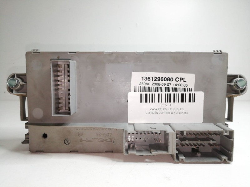 Recambio de caja reles / fusibles para citroën jumper ii furgoneta 2.2 hdi 120 referencia OEM IAM 1361296080  