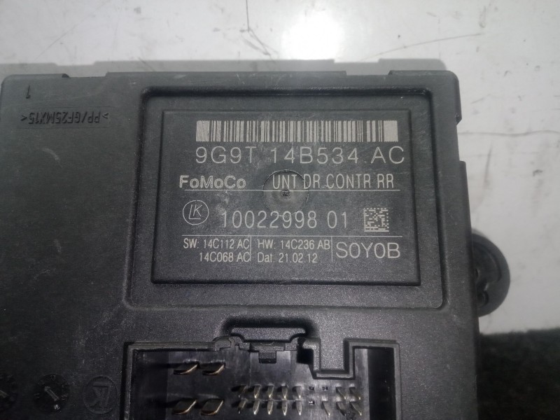 Recambio de modulo electronico para ford mondeo iv (ba7) 1.6 tdci referencia OEM IAM 9G9T14B534AC-1002299801  