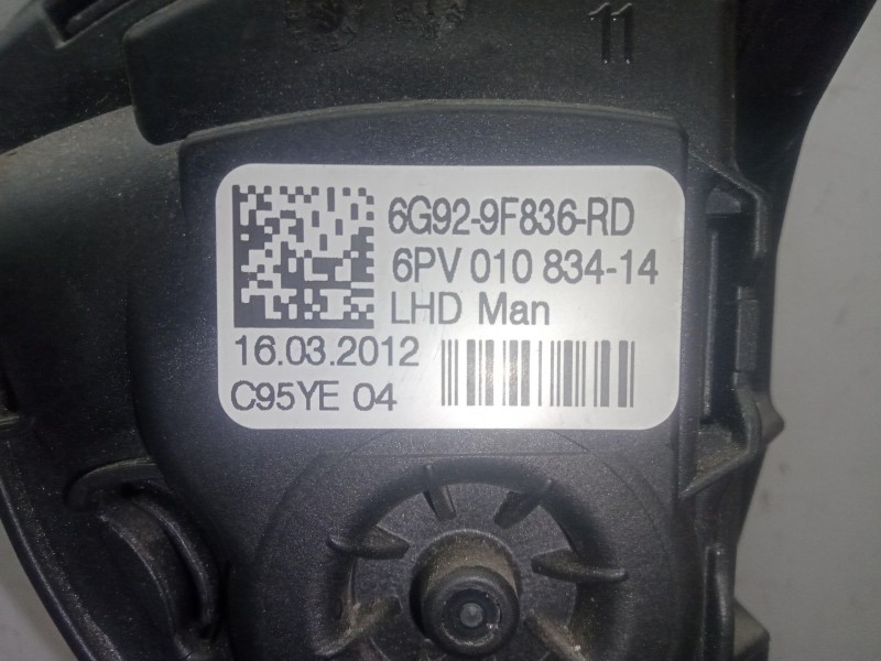 Recambio de potenciometro pedal para ford mondeo iv (ba7) 1.6 tdci referencia OEM IAM 6G929F836RD-6PV01083414  