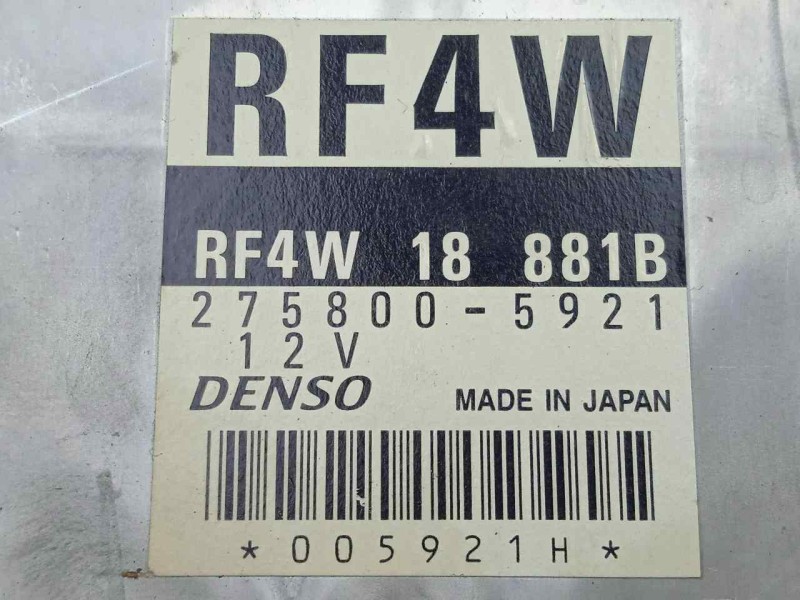 Recambio de centralita motor uce para mazda premacy (cp) 2.0 turbodiesel cat referencia OEM IAM 2758005921-RF4W18881B DENSO 
