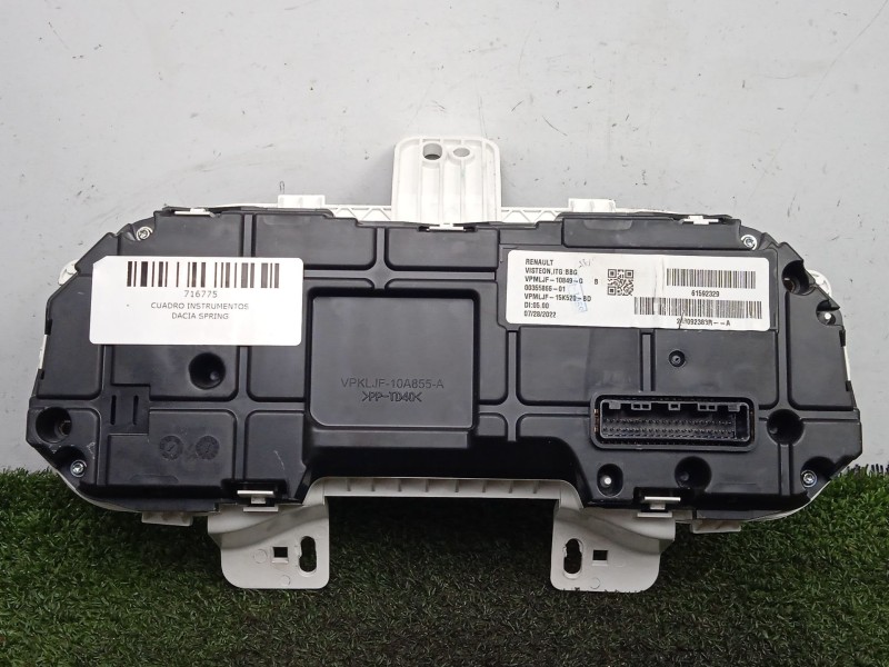 Recambio de cuadro instrumentos para dacia spring ev (b6m1) referencia OEM IAM 61592329-248092383R-00355866 VISTEON 1.CONECTOR