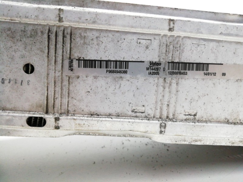 Recambio de intercooler para citroën c5 berlina 1.6 hdi fap referencia OEM IAM M144207D-P9684946380 55X316X80 ALUMINIO
