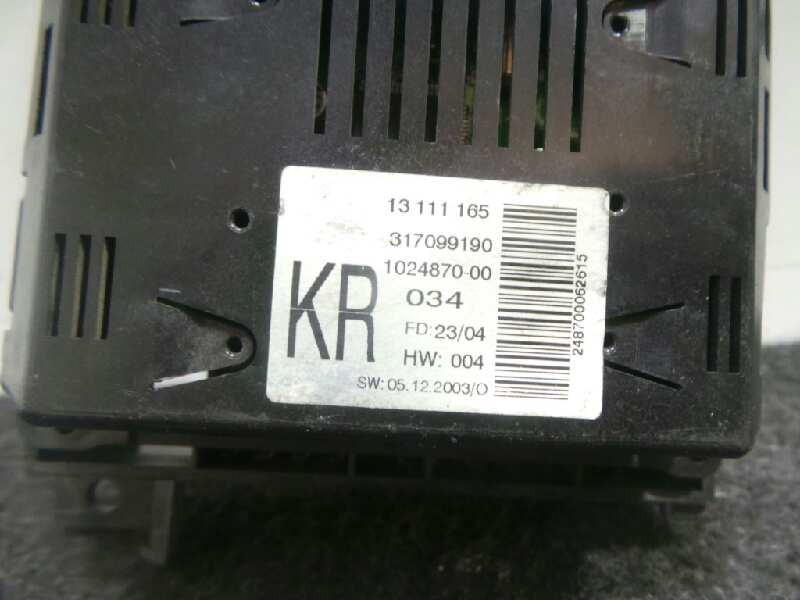 Recambio de pantalla multifuncion para opel astra h berlina 1.7 16v cdti cat (z 17 dtl / lrb) referencia OEM IAM 13111165-317099