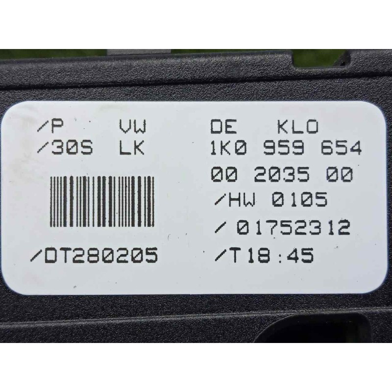 Recambio de sensor para seat altea (5p1) 1.9 tdi referencia OEM IAM 1K0959654  