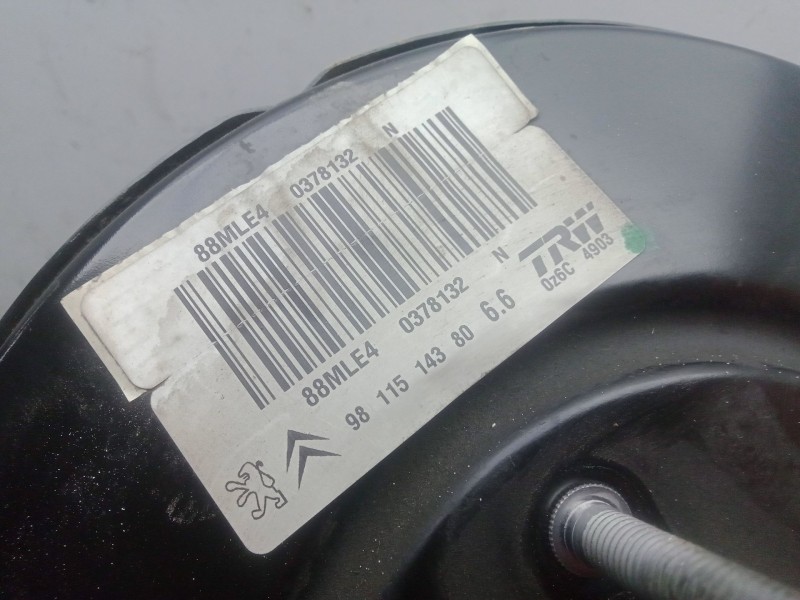 Recambio de servofreno para peugeot 208 1.6 blue-hdi fap referencia OEM IAM 9811514380 TRW 