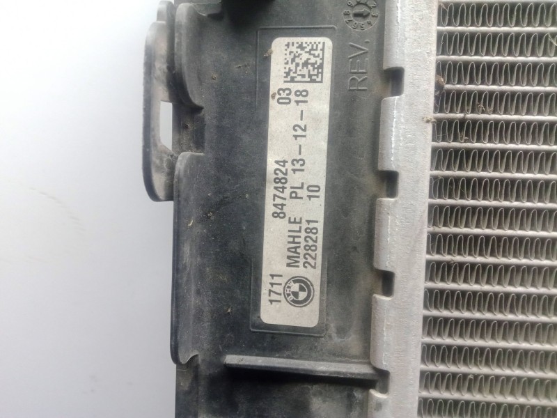 Recambio de radiador agua para bmw 5 (g30, f90) 520 d referencia OEM IAM 8474824-22828110  