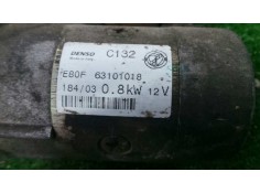 Recambio de motor arranque para fiat punto berlina (188) 1.2 cat referencia OEM IAM 63101018 DENSO 8.DIENTES 2