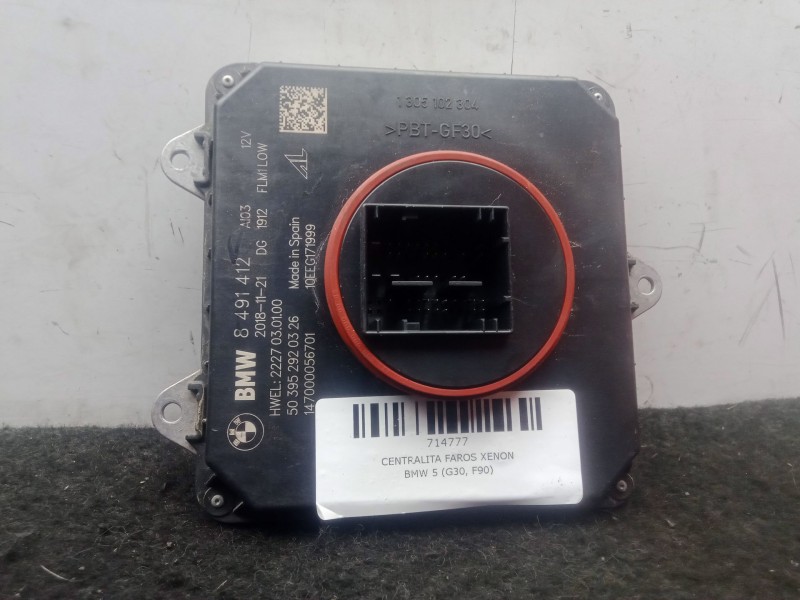 Recambio de centralita faros xenon para bmw 5 (g30, f90) 520 d referencia OEM IAM 8491412  503952920326 - 147000056701