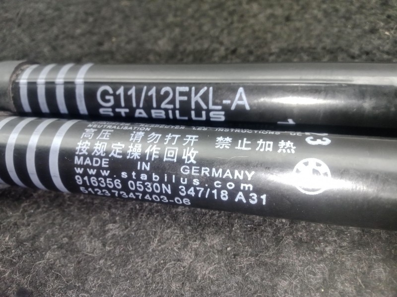 Recambio de amortiguadores capo para bmw 5 (g30, f90) 520 d referencia OEM IAM 916356-0530N-512373470306  