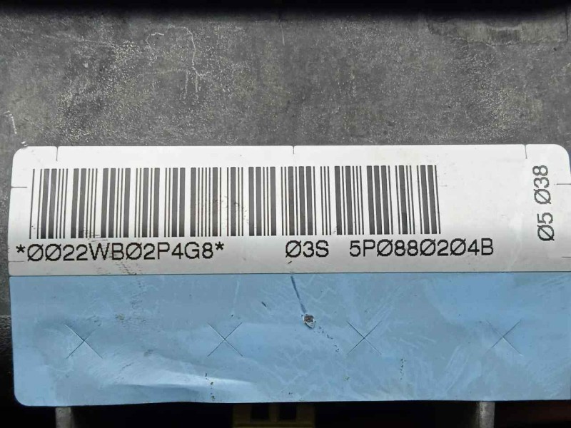 Recambio de airbag delantero derecho para seat altea (5p1) 1.9 tdi referencia OEM IAM 5P0880204B  