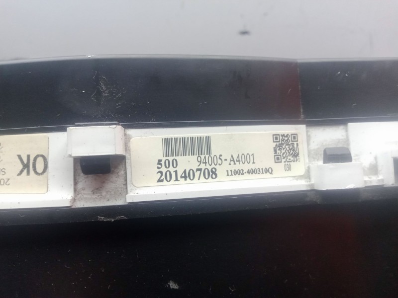 Recambio de cuadro instrumentos para kia carens iv 1.7 crdi referencia OEM IAM 94005A4001-20140708-11002400310Q  