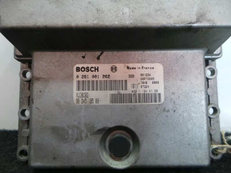 Recambio de centralita motor uce para peugeot 406 berlina (s1/s2) 1.9 turbodiesel cat referencia OEM IAM 0281001262-9624519580-2