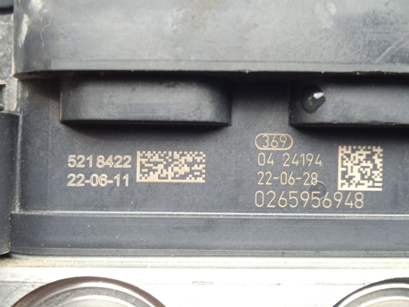 Recambio de abs para dacia spring ev (b6m1) referencia OEM IAM 476602522R-970317-0265956948  BOSCH