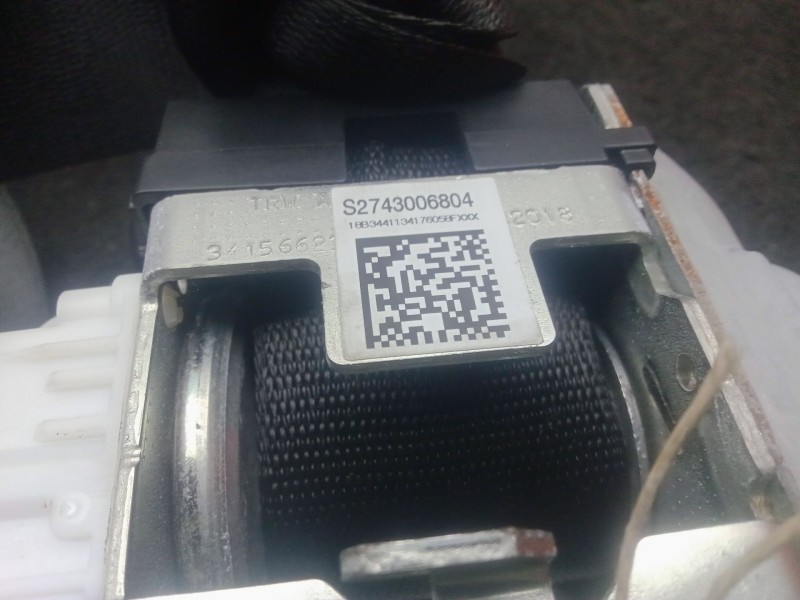 Recambio de cinturon seguridad delantero derecho para bmw 5 (g30, f90) 520 d referencia OEM IAM S2743006804  