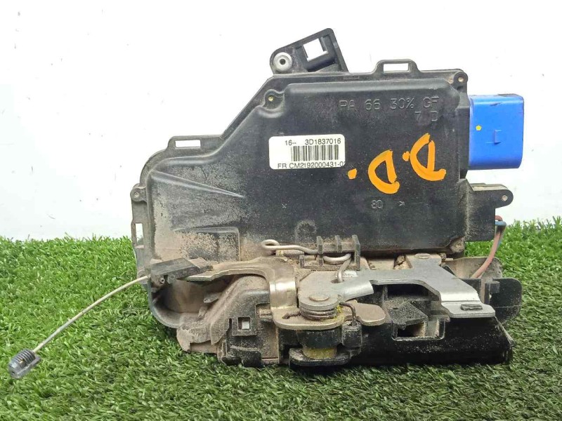 Recambio de cerradura puerta delantera derecha para seat altea (5p1) 1.9 tdi referencia OEM IAM 3D1837016 9.PINES CONECTOR.AZUL