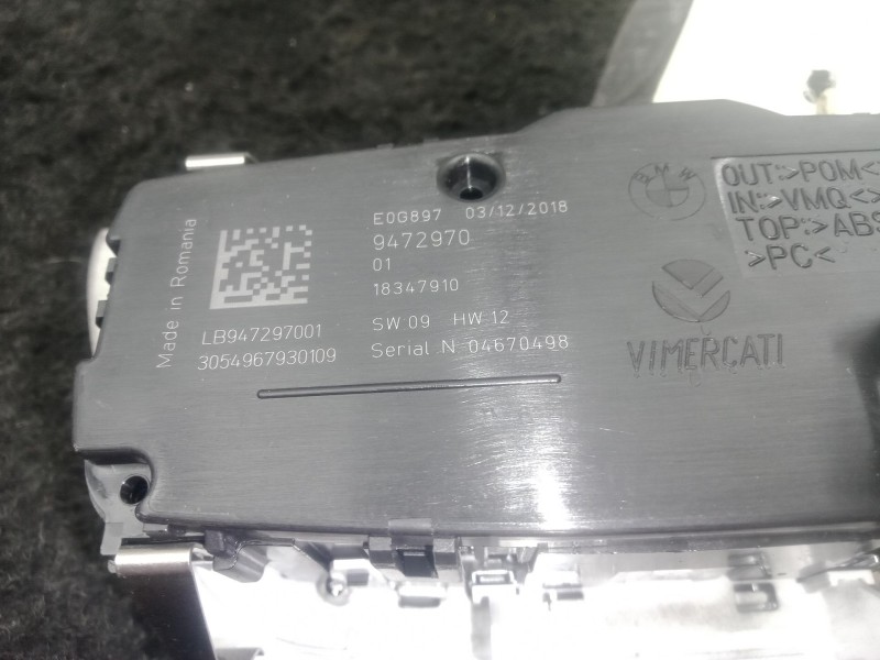 Recambio de interruptor luces para bmw 5 (g30, f90) 520 d referencia OEM IAM 18347910-9472970-3054967930109 VIMERCATI 