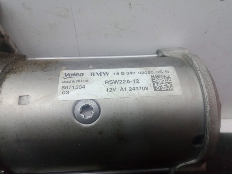 Recambio de motor arranque para bmw 5 (g30, f90) 520 d referencia OEM IAM 18B34602080-RSW22A12-8671504  