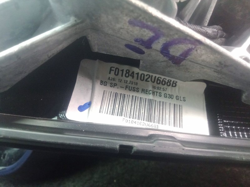 Recambio de retrovisor derecho para bmw 5 (g30, f90) 520 d referencia OEM IAM F018102U668B  ELECTRICO - 9.PINES