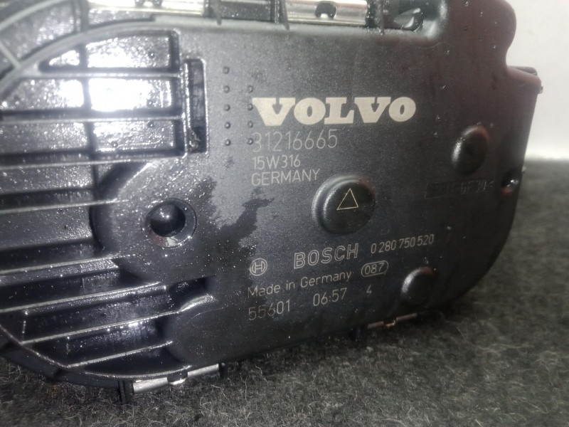 Recambio de caja mariposa para volvo s80 i (184) d5 referencia OEM IAM 0280750520-31216665  BOSCH