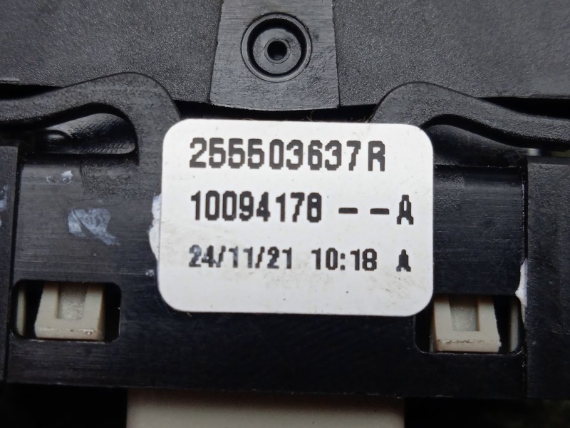 Recambio de interruptor para dacia spring ev (b6m1) referencia OEM IAM 255503637R-10094178A  4.PINES