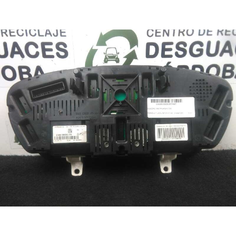 Recambio de cuadro instrumentos para renault laguna iii 2.0 dci diesel cat referencia OEM IAM 248106617R-A2C53400140  