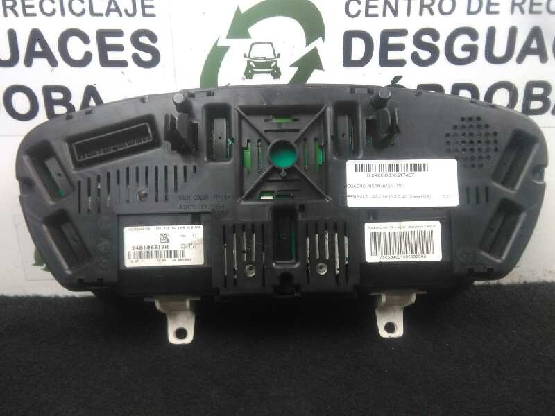 Recambio de cuadro instrumentos para renault laguna iii 2.0 dci diesel cat referencia OEM IAM 248106617R-A2C53400140  