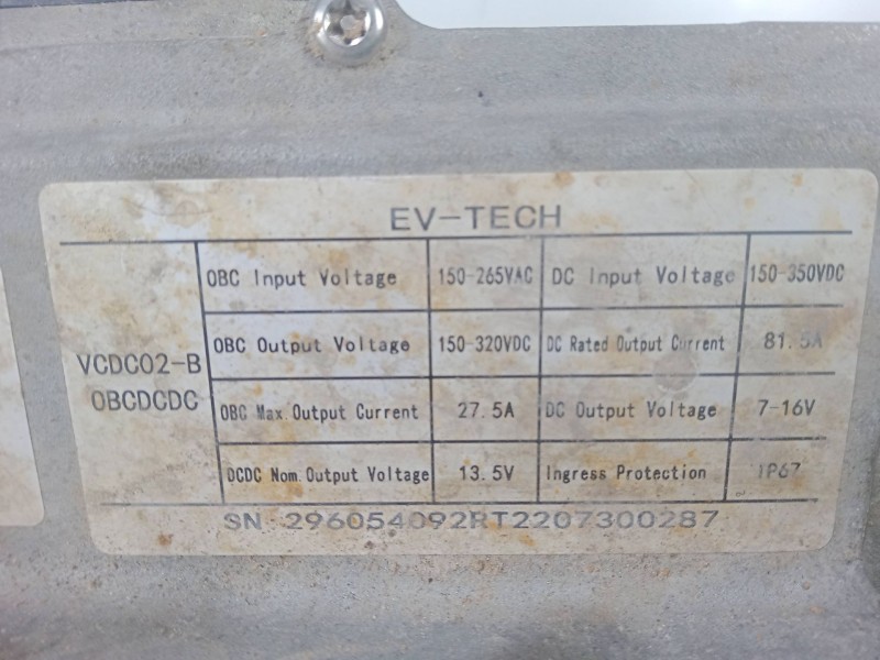 Recambio de modulo electronico para dacia spring ev (b6m1) referencia OEM IAM 296054092R  