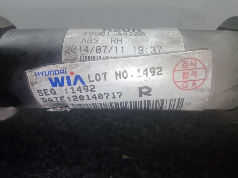Recambio de transmision delantera derecha para kia carens iv 1.7 crdi referencia OEM IAM 49501A4200-20140717R  