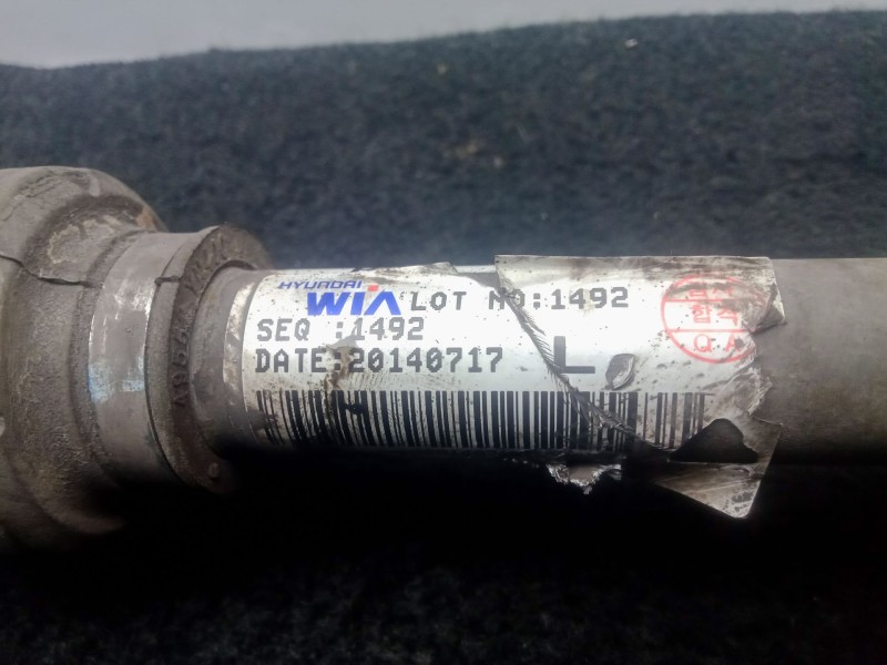 Recambio de transmision delantera izquierda para kia carens iv 1.7 crdi referencia OEM IAM 20140717L-R20L-C02B  