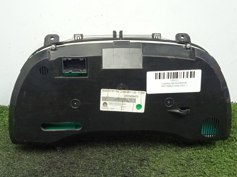 Recambio de cuadro instrumentos para fiat doblo cargo (263_) 1.3 d multijet (263wxu1a) referencia OEM IAM 503015161704-50301516 