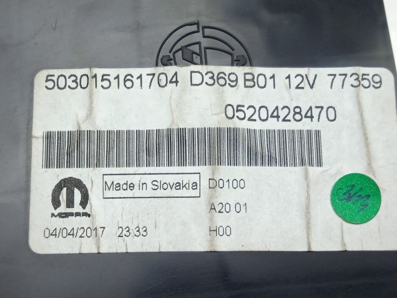 Recambio de cuadro instrumentos para fiat doblo cargo (263_) 1.3 d multijet (263wxu1a) referencia OEM IAM 503015161704-50301516 
