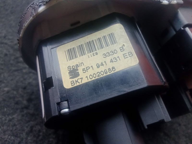 Recambio de interruptor luces para seat altea xl (5p5, 5p8) 1.6 tdi referencia OEM IAM 5P1941431EB  BK710020986
