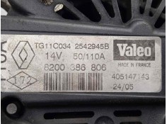Recambio de alternador para renault scenic ii 1.5 dci diesel referencia OEM IAM TG11C034-8200386806 110AH - VALEO POLE.EMBRAGUE  2