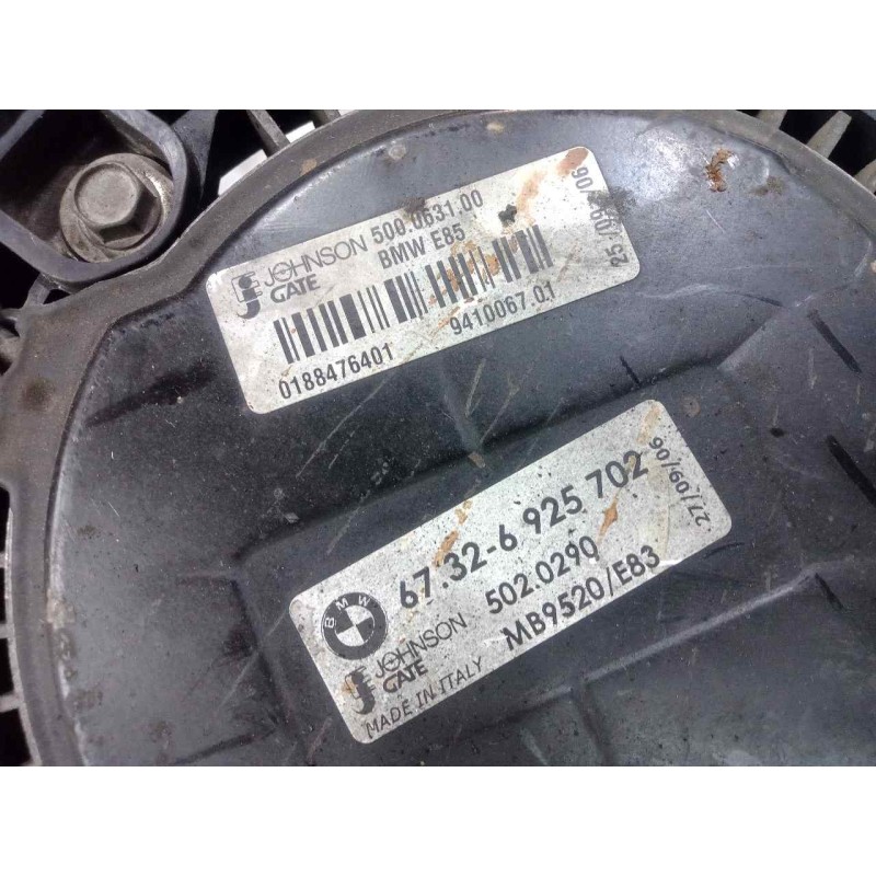 Recambio de electroventilador para bmw x3 (e83) 2.0 16v diesel cat referencia OEM IAM 67326925702-500063100-64006735  Ø DIAMETRO