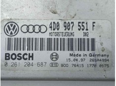 Recambio de centralita motor uce para audi a4 avant (b5) 2.8 quattro referencia OEM IAM 0261204687-4D0907551F-M382 M 3.8.2 BOSCH 2