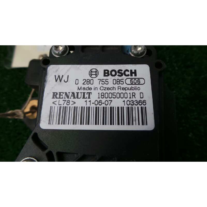 Recambio de potenciometro pedal para renault laguna iii 2.0 dci diesel cat referencia OEM IAM 0280755085-180050001R 6.PINES BOSC