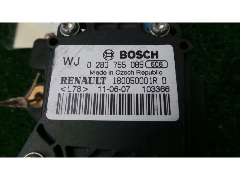 Recambio de potenciometro pedal para renault laguna iii 2.0 dci diesel cat referencia OEM IAM 0280755085-180050001R 6.PINES BOSC