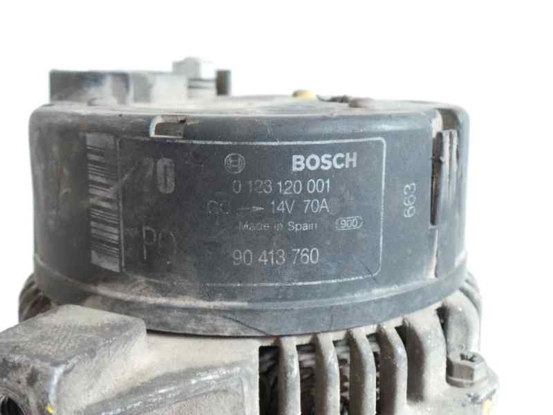 Recambio de alternador para opel astra f berlina 2.0 referencia OEM IAM 0123120001-90413760 BOSCH 70A