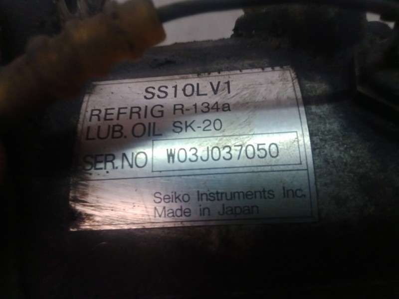 Recambio de compresor aire acondicionado para suzuki vitara se/sv (et) 2.0 turbodiesel cat referencia OEM IAM W03J037050 SEIKO S