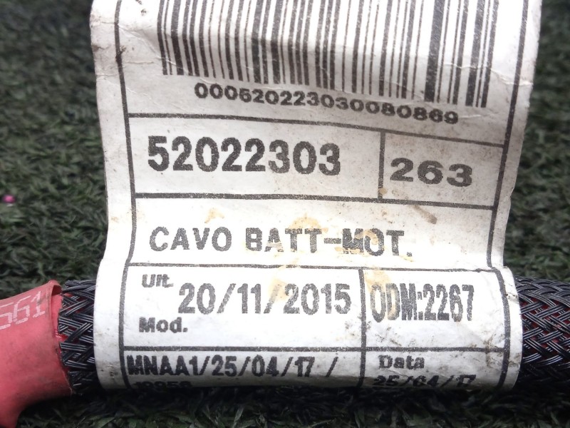 Recambio de instalacion electrica para fiat doblo cargo (263_) 1.3 d multijet (263wxu1a) referencia OEM IAM 52022303  