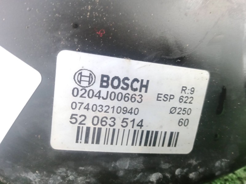 Recambio de servofreno para fiat doblo cargo (263_) 1.3 d multijet (263wxu1a) referencia OEM IAM 0204J00663-52063514  BOSCH