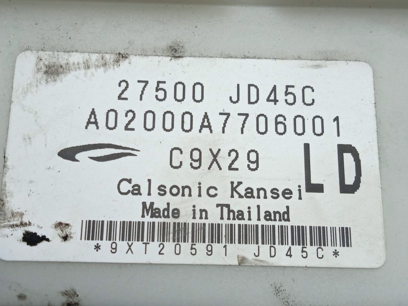 Recambio de mando climatizador para nissan qashqai i (j10, nj10) 1.5 dci referencia OEM IAM 27500JD45C  