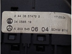 Recambio de interruptor luces para mercedes-benz clase c (w203) berlina 2.2 cdi cat referencia OEM IAM A2035450604-04058519-2440 2