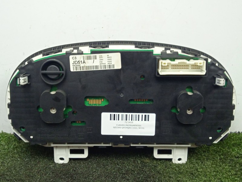Recambio de cuadro instrumentos para nissan qashqai i (j10, nj10) 1.5 dci referencia OEM IAM 24810JD51A  