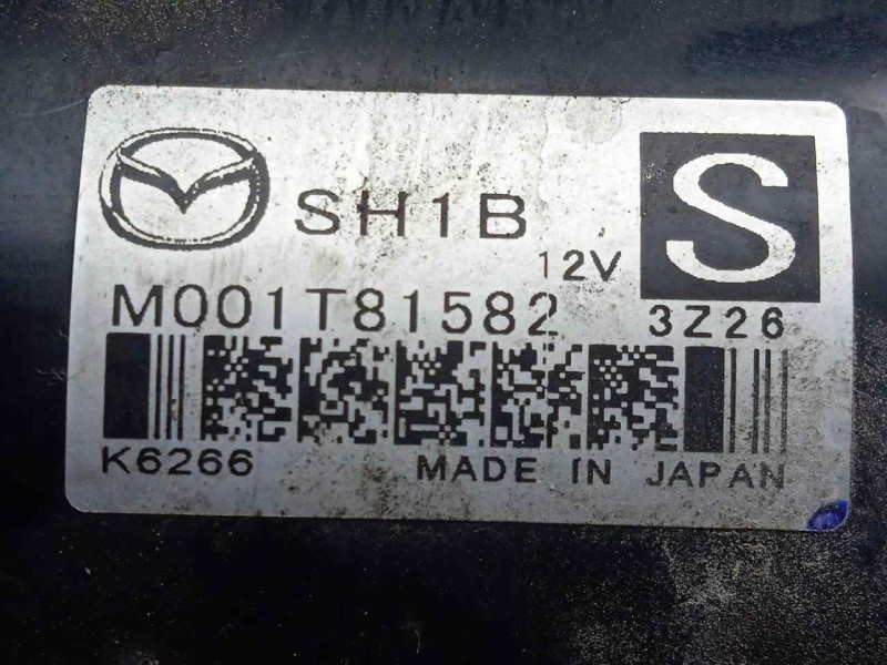 Recambio de motor arranque para mazda 6 kombi ()(.2012) 2.2 turbodiesel cat referencia OEM IAM M001T81582 9.DIENTES 