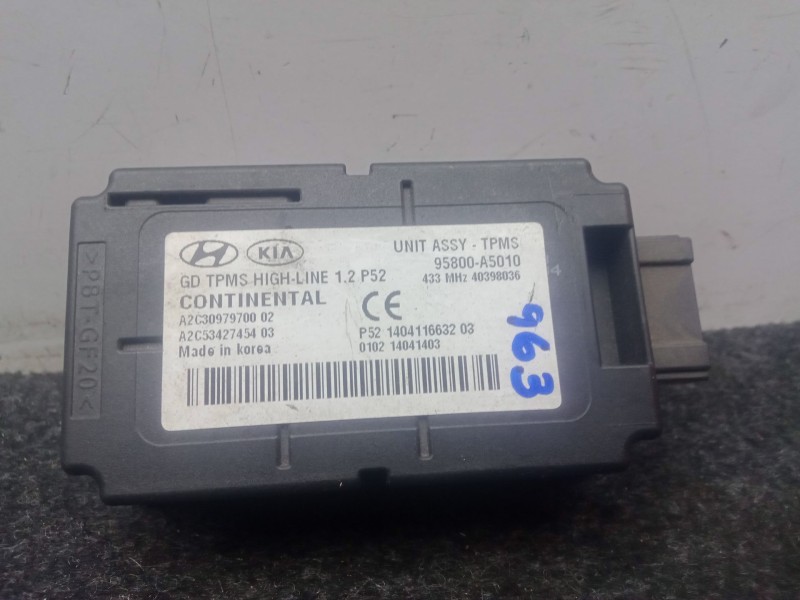 Recambio de modulo electronico para hyundai i30 (gd) 1.4 crdi referencia OEM IAM 95800A5010  CONTINENTAL